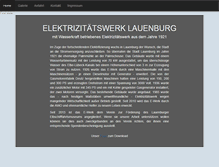 Tablet Screenshot of ewerk-lauenburg.de